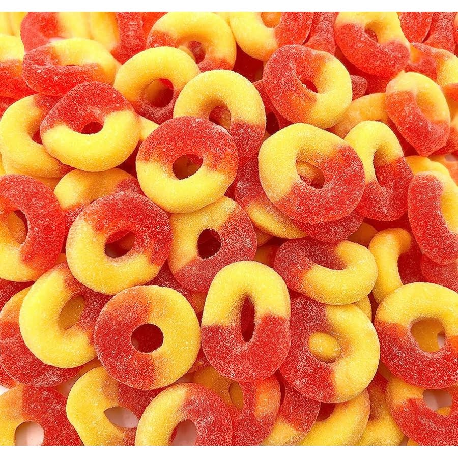 Mini Peach Rings - Miss Ellen's